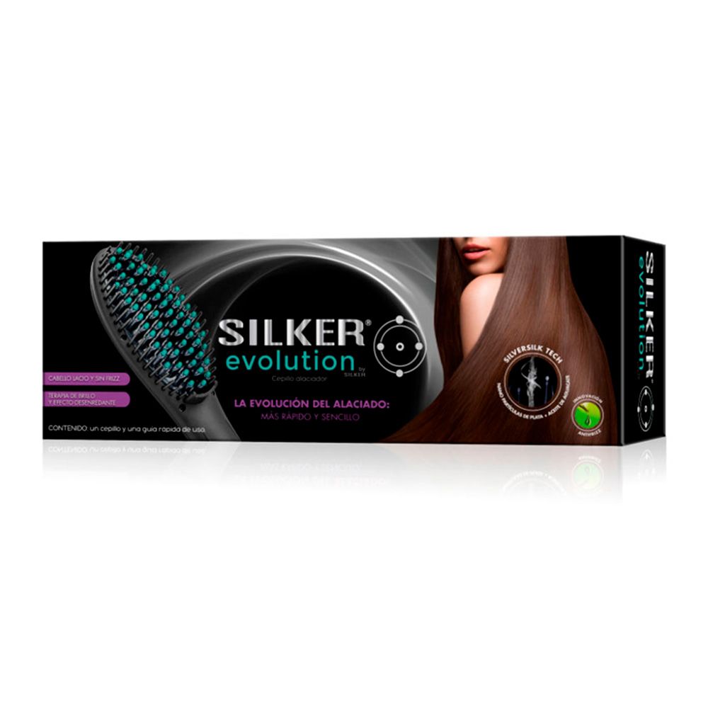 Silker Evolution Cepillo Alaciador - No Maltrata tu Cabello - En un click