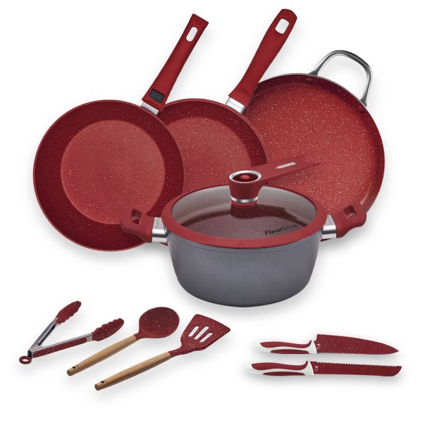 Batería de Cocina Flavorstone Master Delux Set de 24 cm con 10 piezas - Venta Corporativa
